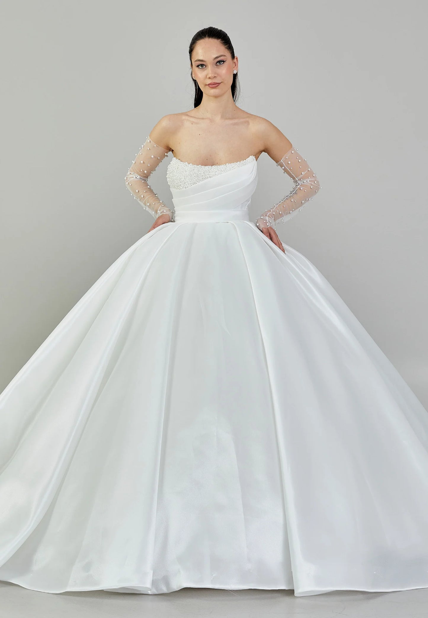 Strapless Maxi Wedding Dress