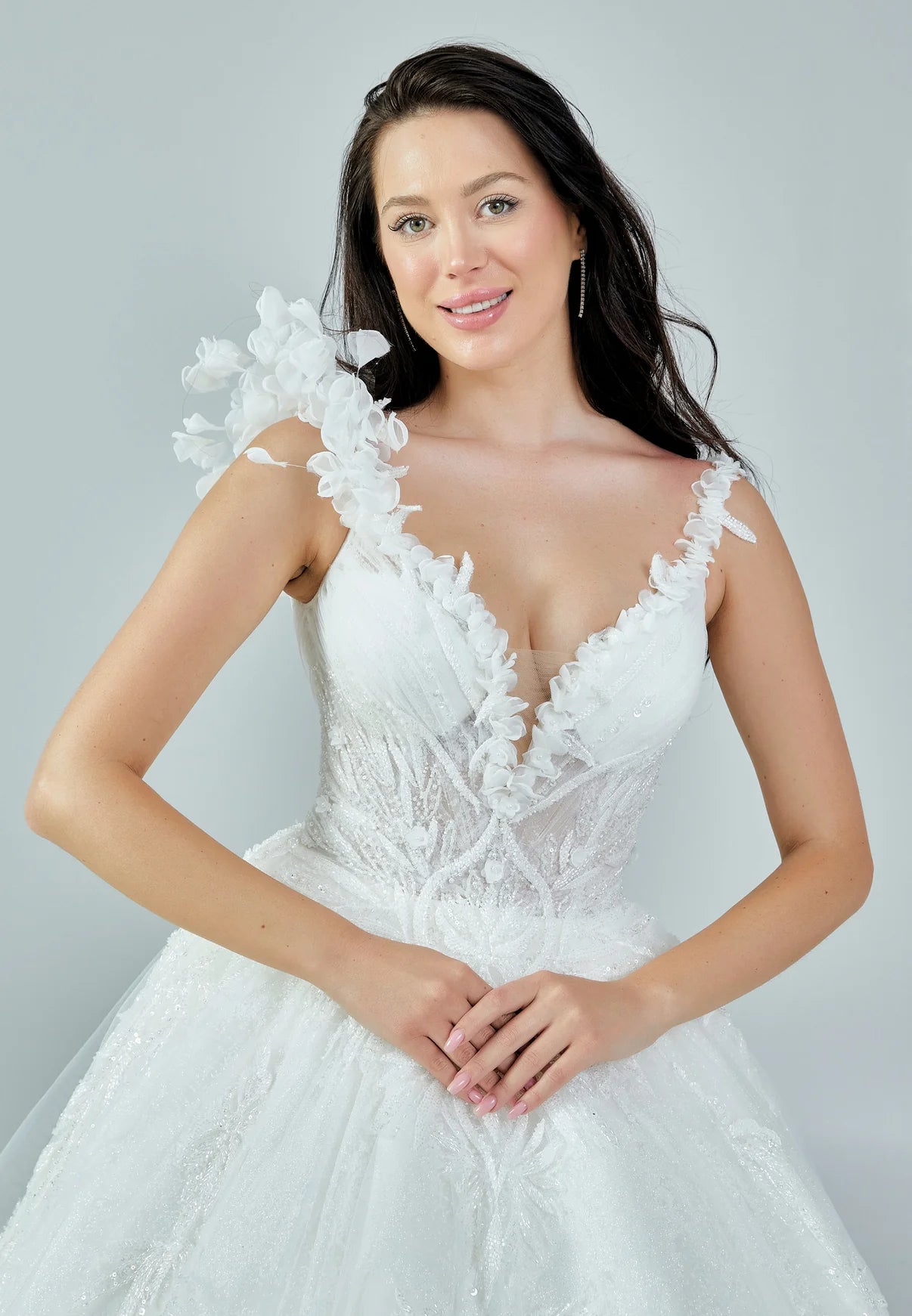 Sleeveless Maxi Tulle Regular Wedding Dress