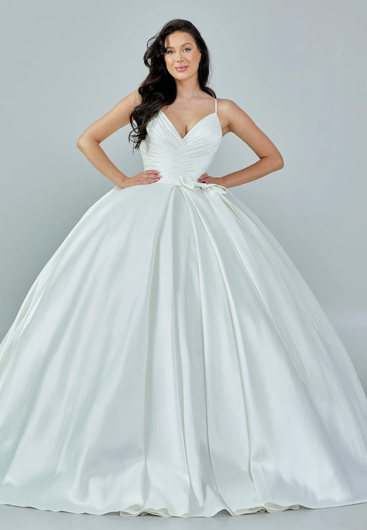 Maxi Satin Wedding Dress